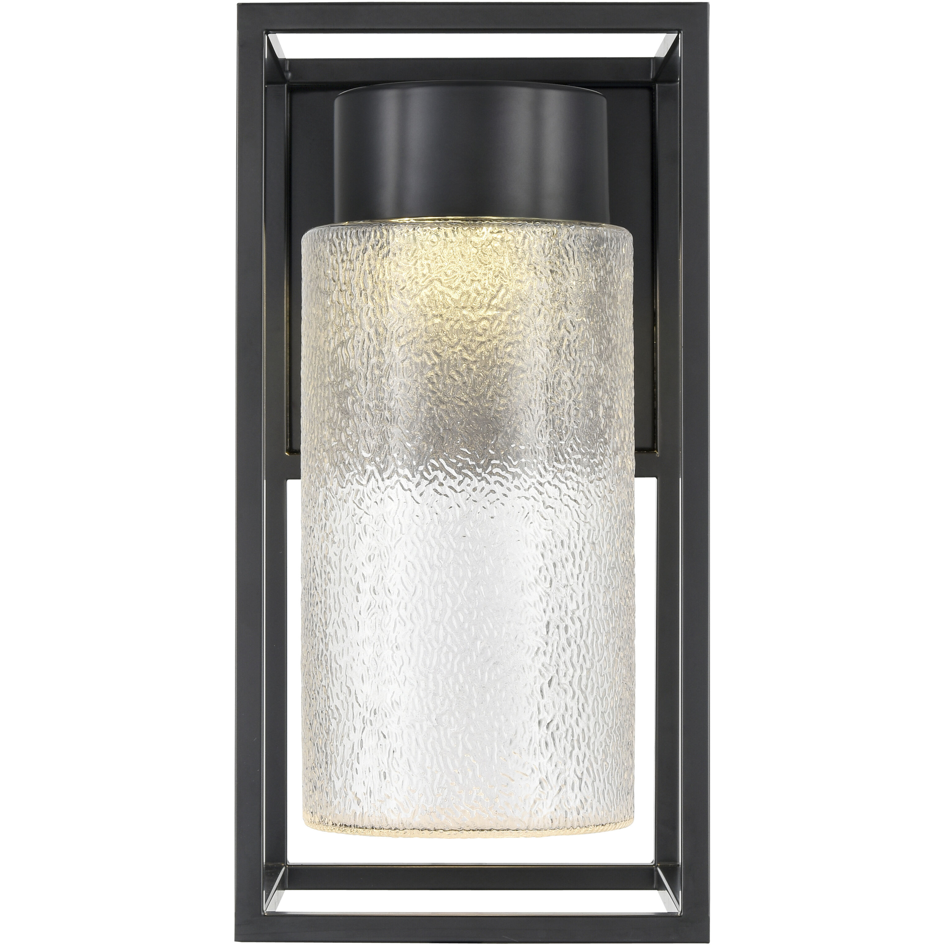 None LED 15.16 inch Powder Coated Black Outdoor Wall Sconce